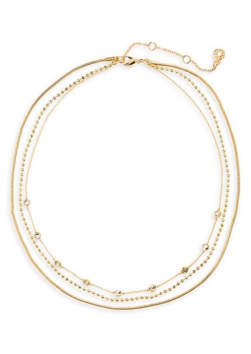BaubleBar Layered Chain Necklace