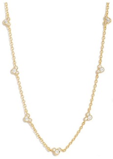 BaubleBar Mickey Mouse 18K Gold Plate & Sterling Silver Necklace at Nordstrom