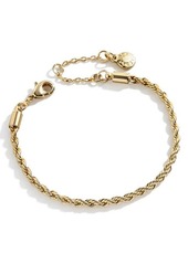 BaubleBar Mini Petra Rope Chain Bracelet in Gold at Nordstrom