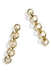 BaubleBar Pavé Chain Link Drop Earrings