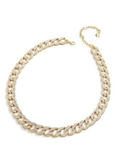 BaubleBar Pavé Curb Chain Necklace