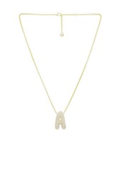 BaubleBar Pave Bubble Initial Necklace