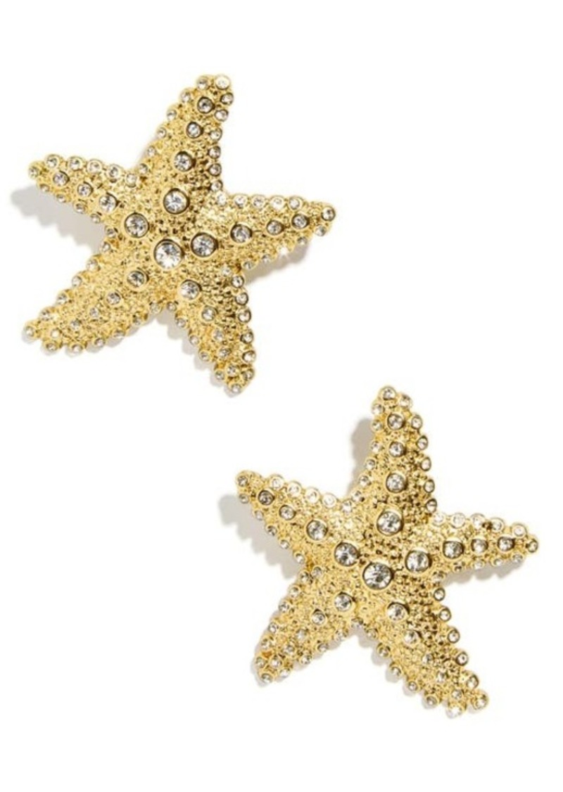 BaubleBar Sea Star Pavé Statement Earrings
