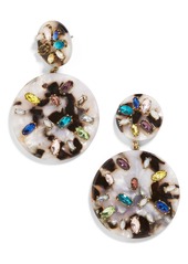 BaubleBar Shari Crystal & Resin Drop Earrings in Multi at Nordstrom