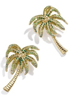 BaubleBar Talk to the Palm Pavé Statement Earrings