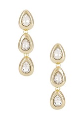 BaubleBar Tear Crystal Linear Drop Earrings