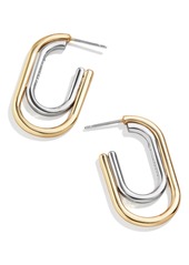 Women's Baublebar Double Oval Hoop Earrings