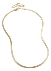 BaubleBar Gia Herringbone 14k Gold Necklace at Nordstrom