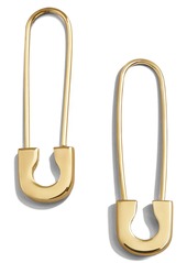 BaubleBar Spillo 18K Gold Vermeil Safety Pin Earrings at Nordstrom