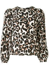 Baum und Pferdgarten leopard print blouse