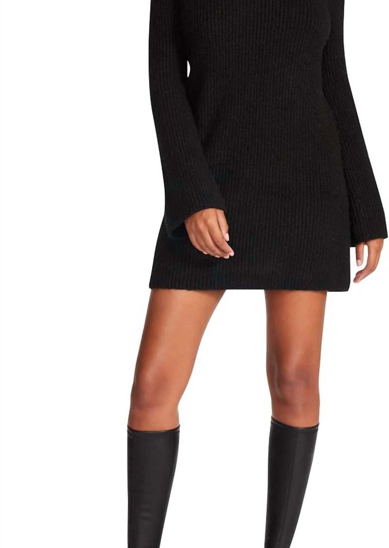 BB Dakota Abbie Turtleneck Sweater Dress In Black