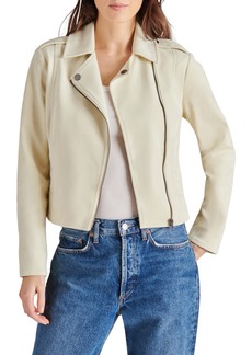 BB Dakota by Steve Madden Not Your Baby Faux Suede Jacket in Bone White at Nordstrom Rack
