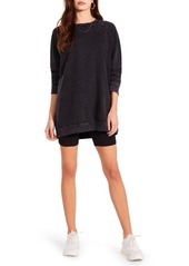 BB Dakota by Steve Madden Wash This Space Cotton Tunic Top in Black at Nordstrom
