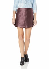BB Dakota Women's Conrad Leather Mini Skirt
