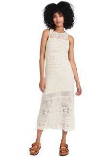 BB DAKOTA Women's Crochet You Love Me Dress  Off White M