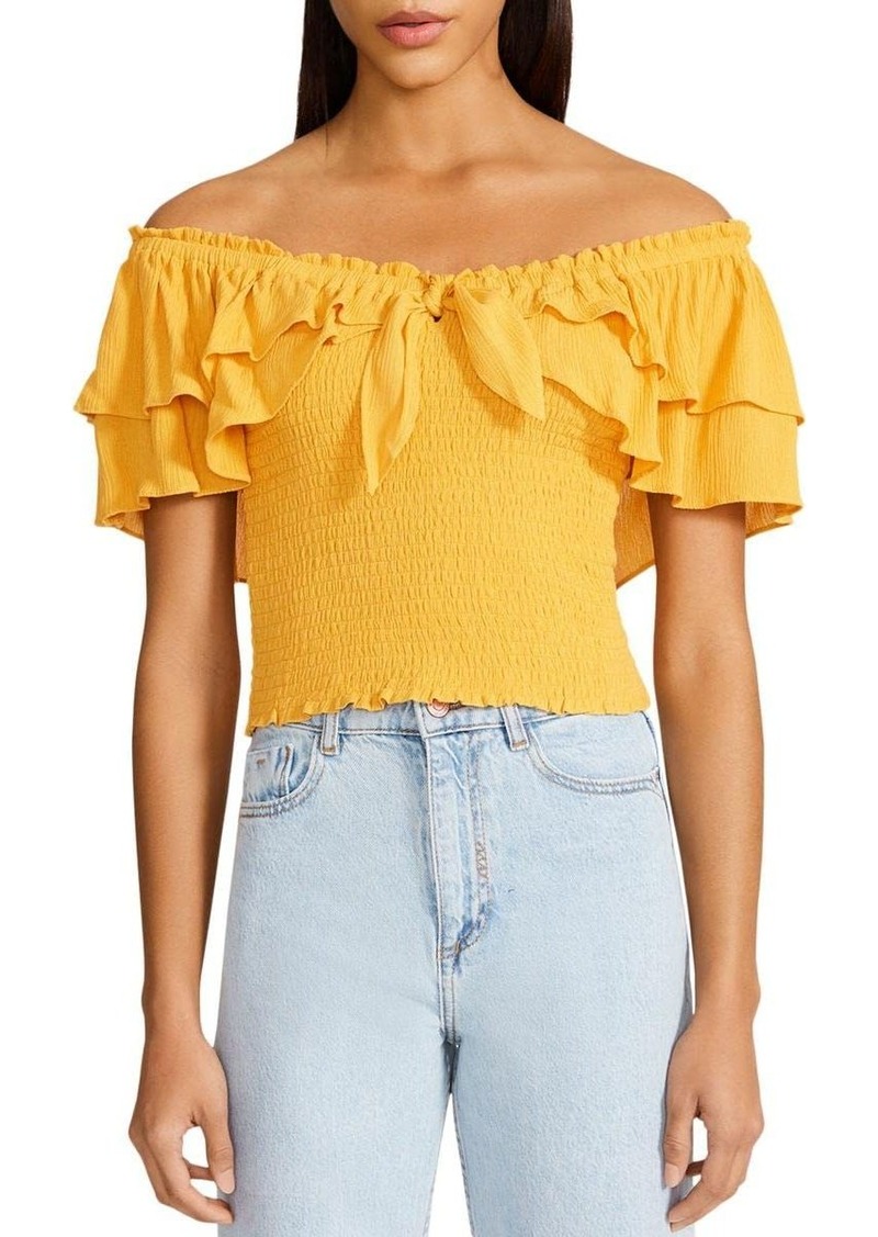 Steve Madden BB DAKOTA womens Did Flutter Top Shirt   US