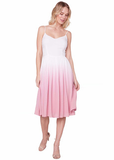 BB Dakota Women's Pink Sunset dip dye midi Dress pink blossom