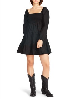 BB Dakota Daniella Dress With Sleeves In Black