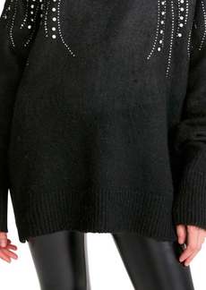 BB Dakota Drip Too Hard Sweater In Black