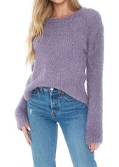 BB Dakota Get A Crew Sweater In Steel Lavender