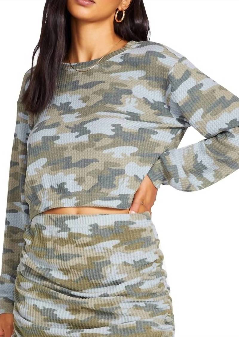 BB Dakota Incognito Top In Camouflage