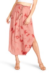 BB Dakota by Steve Madden High Tied Skirt in Clay Red at Nordstrom