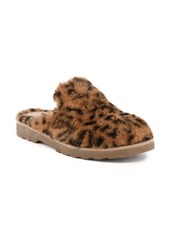BC Footwear Prime Time Slipper in Leopard V-Fur at Nordstrom