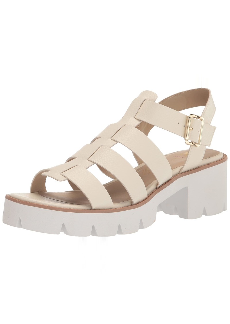 BC Footwear Women's Never Ends Heeled Sandal Off White