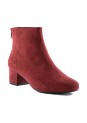 BC Footwear Anything Is Possible Vegan Leather Bootie in Burgundy Suede at Nordstrom