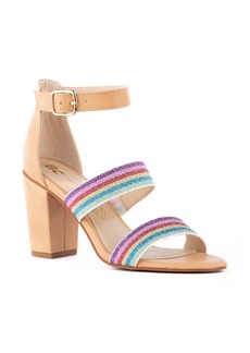 BC Footwear Justified Ankle Strap Sandal in Rainbow/Vacchetta V-Leather at Nordstrom