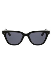 BCBG 52mm Flat Top Cat Eye Sunglasses in Black at Nordstrom Rack