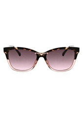 BCBG Classic Square 54mm Sunglasses in Blush Tort Fade at Nordstrom Rack