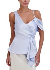 bcbg Asymmetric Sleeveless Top