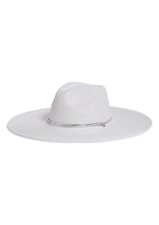 BCBG Oversize Panama Hat in White at Nordstrom Rack