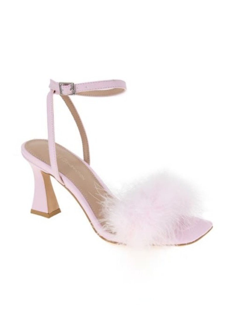 bcbg Relby Faux Feather Sandal