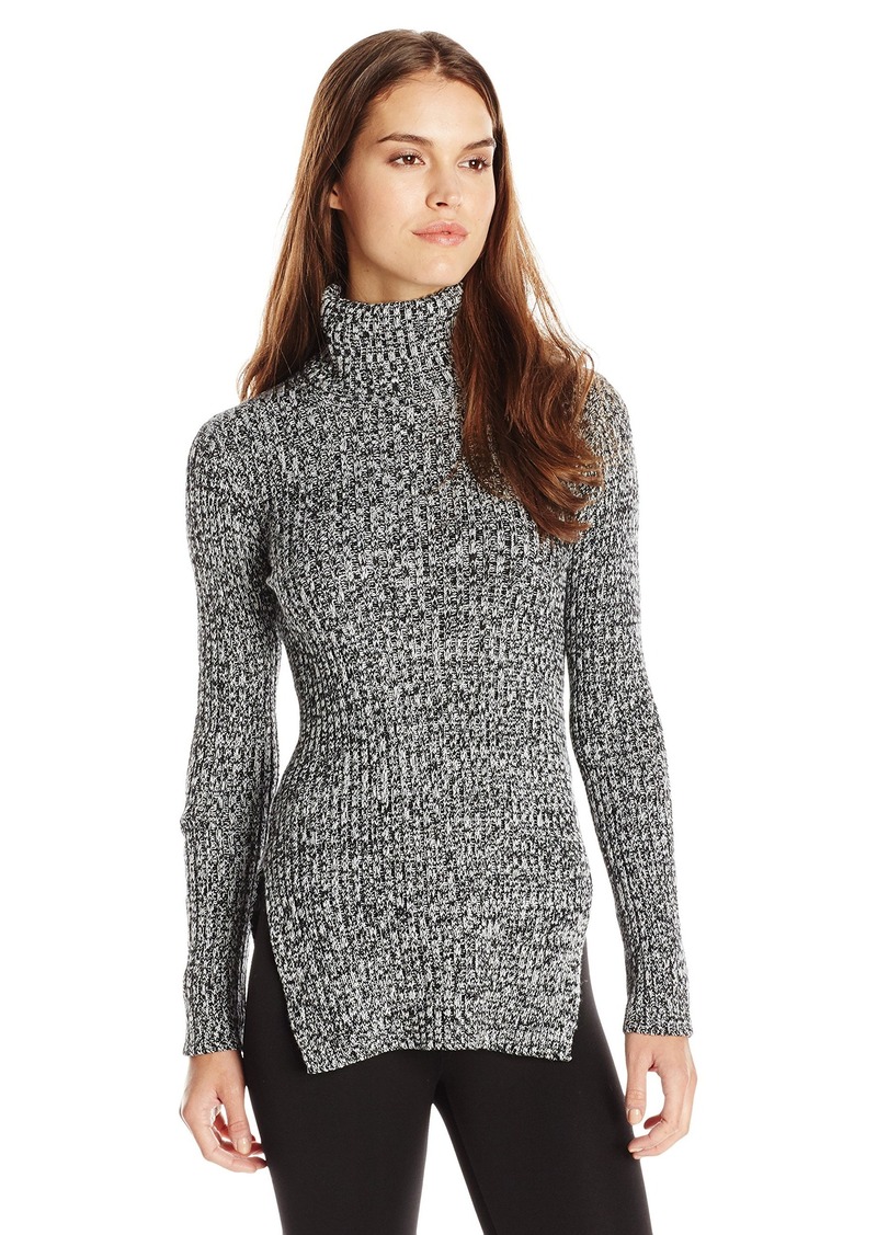 BCBG BCBGeneration Women's Textured Turtleneck Fitted Sweater | Sweaters