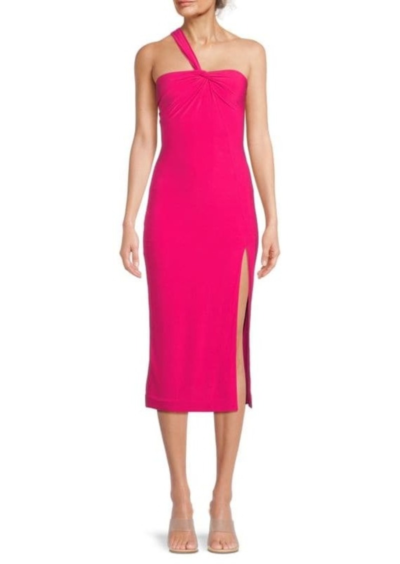 BCBG Max Azria Asymmetric Midaxi Bodycon Dress