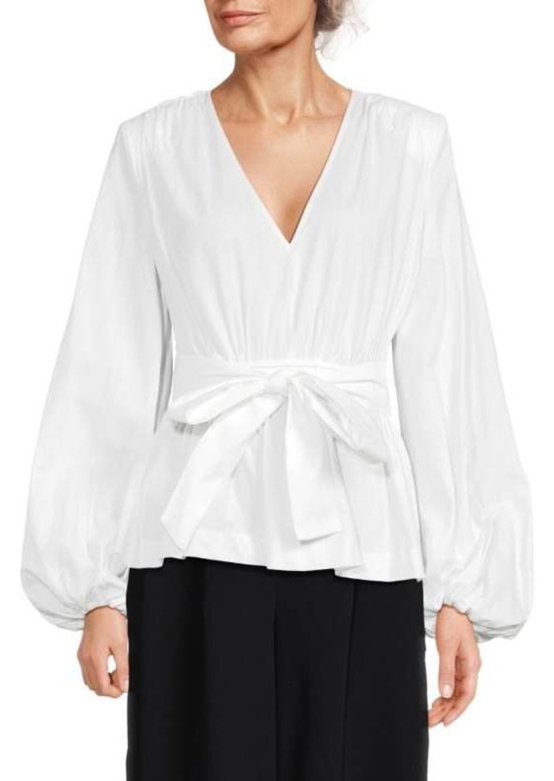 BCBG Max Azria Balloon Sleeve Top