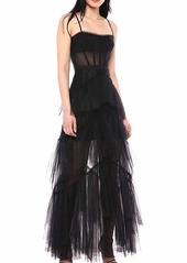 BCBG Max Azria BCBGMax Azria Women's OLY Tiered-Ruffle Tulle Gown