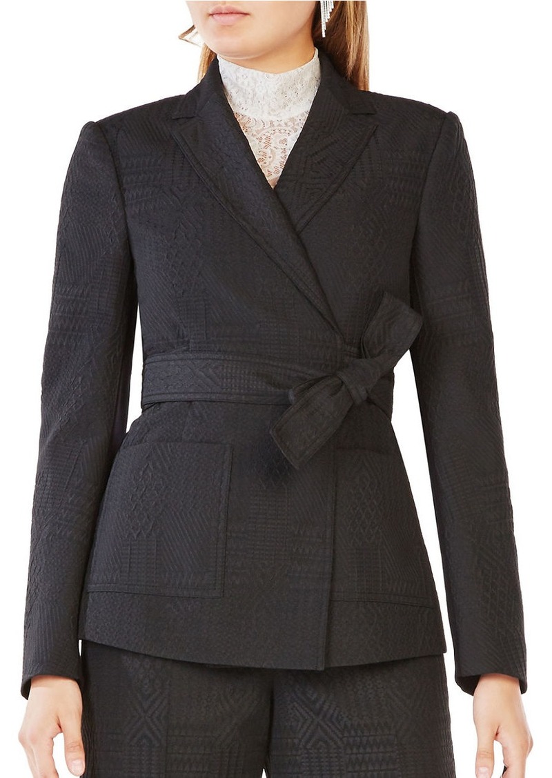 Bcbg Max Azria Bcbgmaxazria Conner Belted Wrap Blazer Blazers