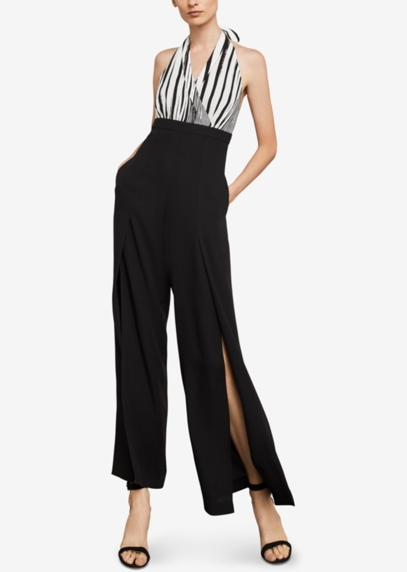 bcbg halter jumpsuit