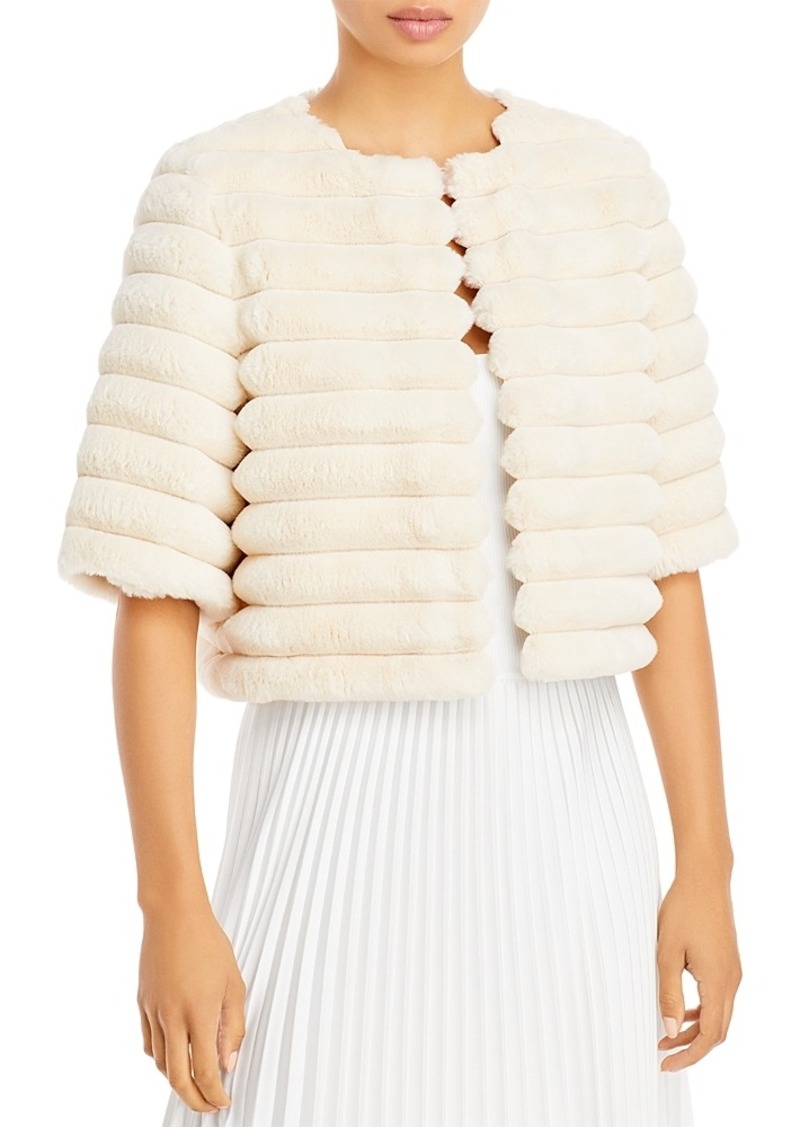 BCBG Max Azria Bcbgmaxazria Faux Fur Shrug