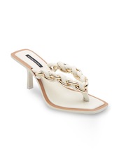 BCBG Max Azria BCBGMAXAZRIA Mistia Chain Braided Sandal in Optic White at Nordstrom Rack