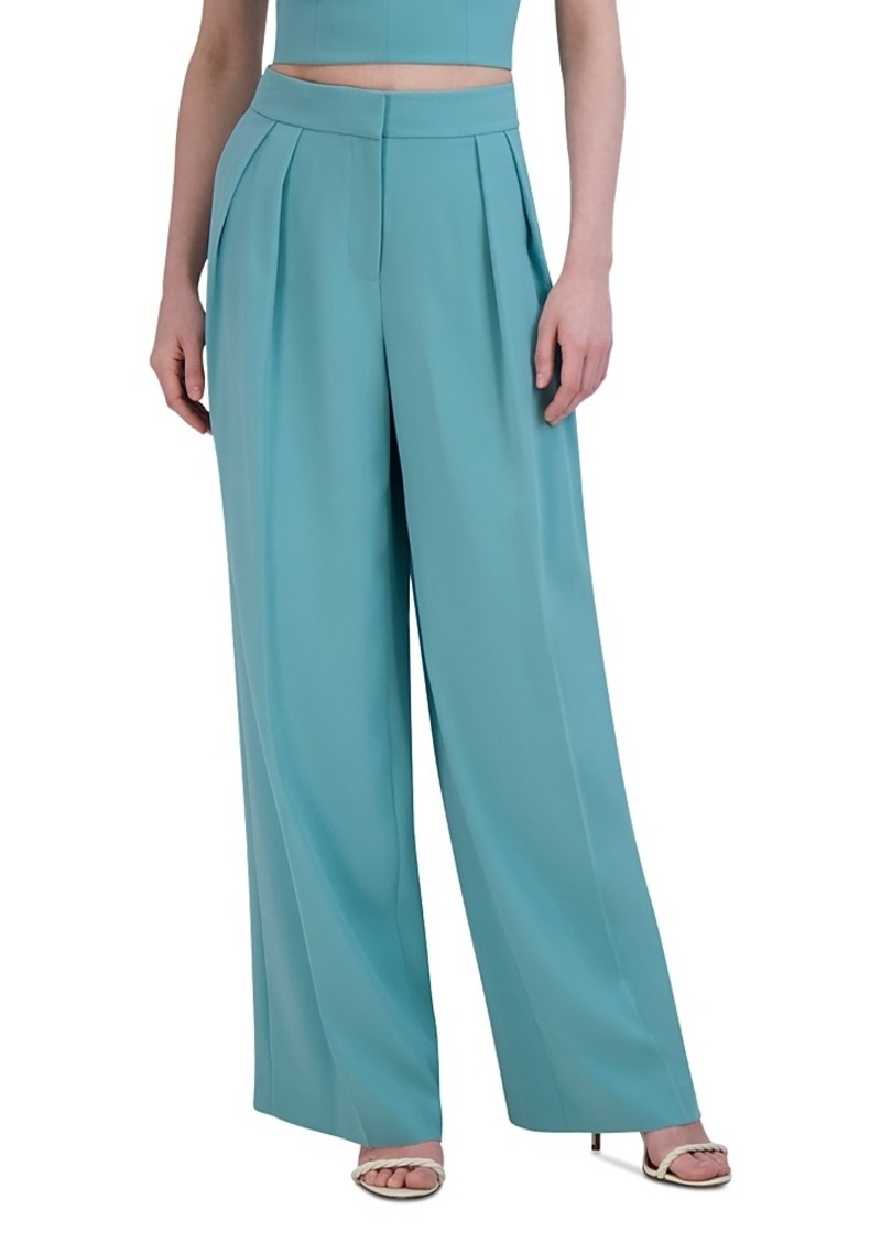 BCBG Max Azria Bcbgmaxazria Pleated Wide Leg Pants