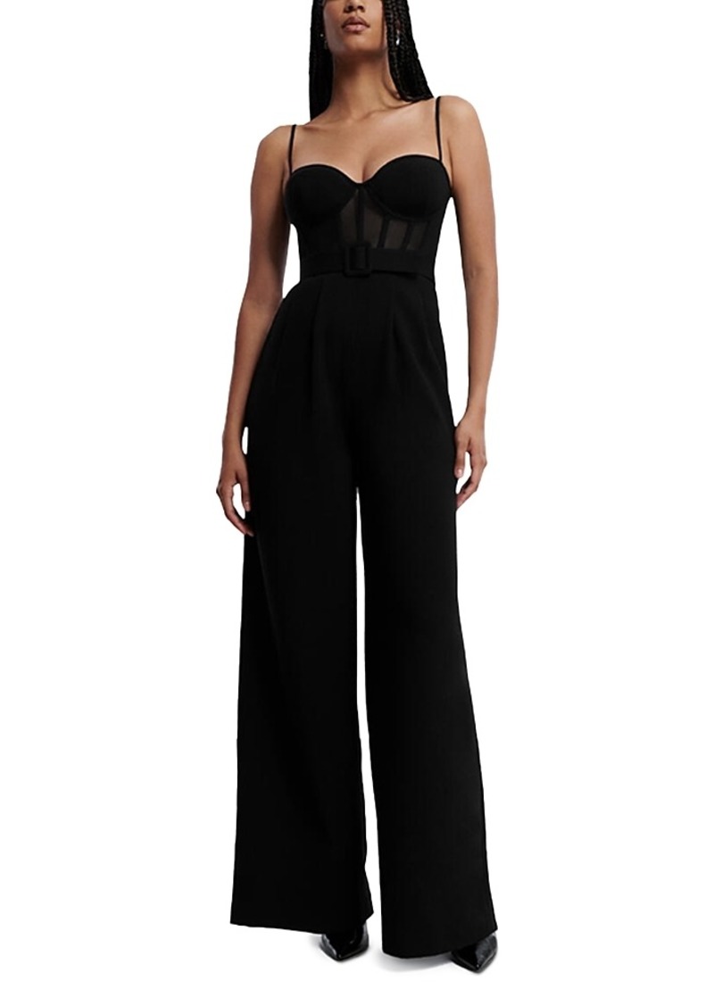 BCBG Max Azria Bcbgmaxazria Signature Wide Leg Jumpsuit