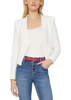 BCBG Max Azria BCBGMAXAZRIA Women's Blazer with Front Button Closure and Long Sleeves Off White