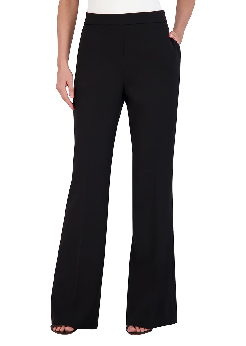 BCBG Max Azria BCBGMAXAZRIA Womens Flare Leg with Zipper Pants   US