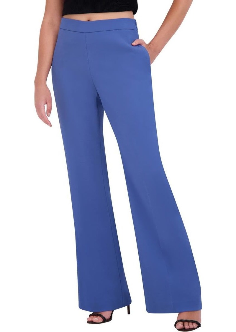 BCBG Max Azria BCBGMAXAZRIA Womens Flare Leg with Side Zipper Closure Pants   US