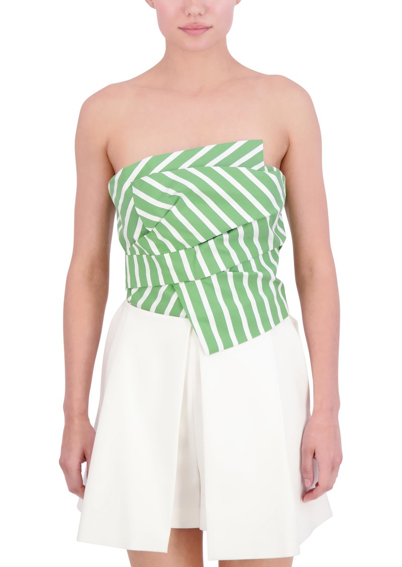 BCBG Max Azria BCBGMAXAZRIA Women's Straight Neck Strapless Top