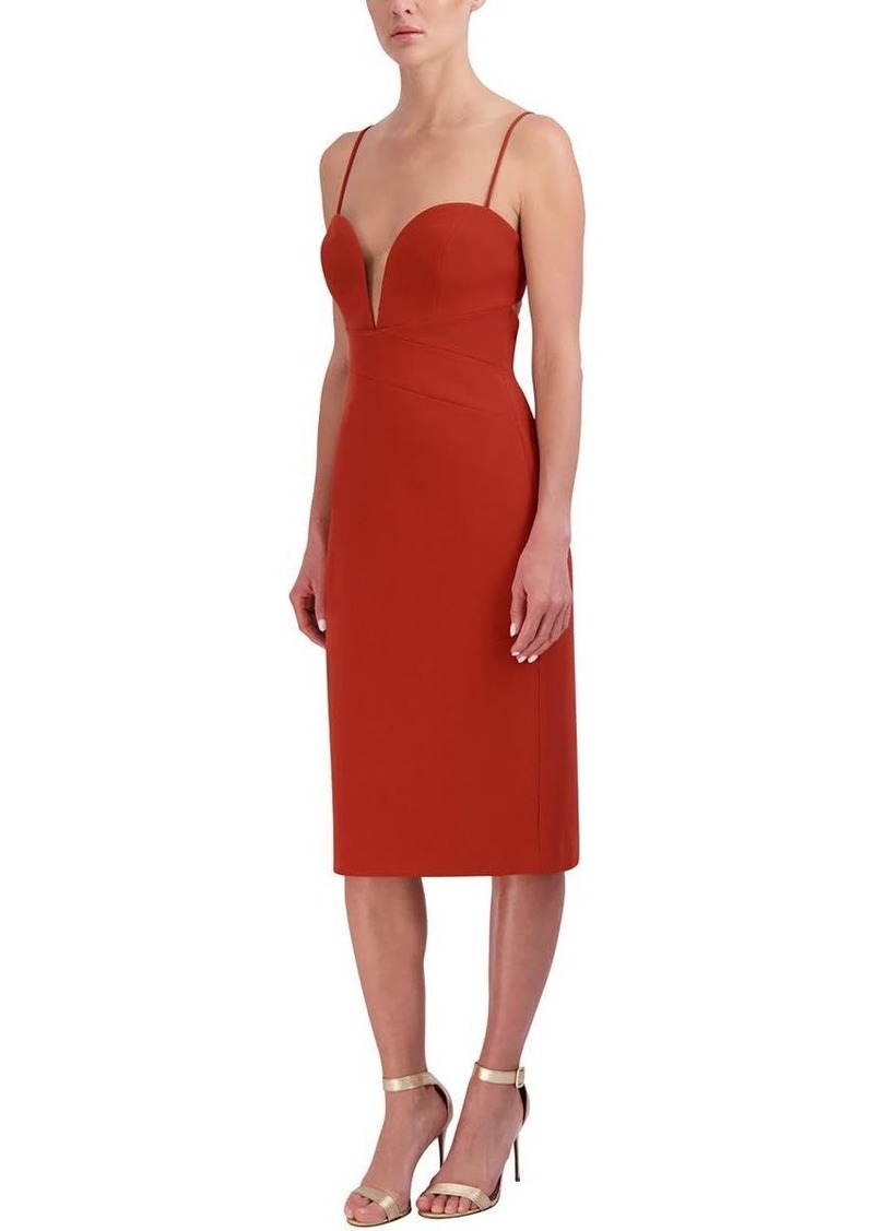 BCBG Max Azria BCBGMAXAZRIA Women's Sweetheart Neck Strapless Midi Cocktail Dress